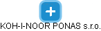 KOH-I-NOOR PONAS s.r.o. - náhled vizuálního zobrazení vztahů obchodního rejstříku