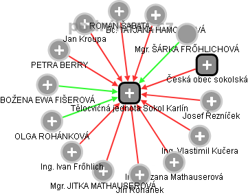 Tělocvičná jednota Sokol Karlín - náhled vizuálního zobrazení vztahů obchodního rejstříku