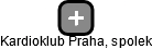 Kardioklub Praha, spolek - náhled vizuálního zobrazení vztahů obchodního rejstříku