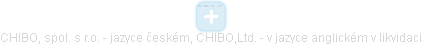 CHIBO, spol. s r.o. - jazyce českém, CHIBO,Ltd. - v jazyce anglickém v likvidaci - náhled vizuálního zobrazení vztahů obchodního rejstříku
