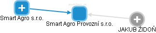Smart Agro Provozní s.r.o. - náhled vizuálního zobrazení vztahů obchodního rejstříku