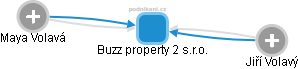 Buzz property 2 s.r.o. - náhled vizuálního zobrazení vztahů obchodního rejstříku