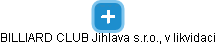 BILLIARD CLUB Jihlava s.r.o., v likvidaci - náhled vizuálního zobrazení vztahů obchodního rejstříku
