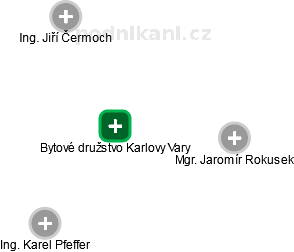 Bytové družstvo Karlovy Vary - náhled vizuálního zobrazení vztahů obchodního rejstříku