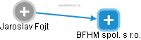 BFHM spol. s r.o. - náhled vizuálního zobrazení vztahů obchodního rejstříku