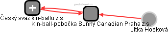 Kin-ball-pobočka Sunny Canadian Praha z.s. - náhled vizuálního zobrazení vztahů obchodního rejstříku