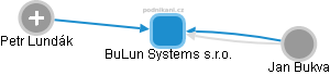 BuLun Systems s.r.o. - náhled vizuálního zobrazení vztahů obchodního rejstříku