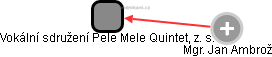 Vokalni sdruzeni Pele Mele Quintet, z. s. - náhled vizuálního zobrazení vztahů obchodního rejstříku