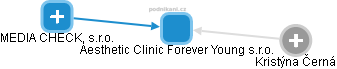 Aesthetic Clinic Forever Young s.r.o. - náhled vizuálního zobrazení vztahů obchodního rejstříku