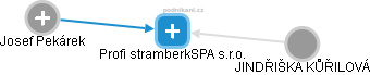 Profi stramberkSPA s.r.o. - náhled vizuálního zobrazení vztahů obchodního rejstříku