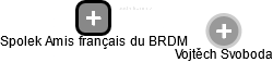 Spolek Amis français du BRDM - náhled vizuálního zobrazení vztahů obchodního rejstříku