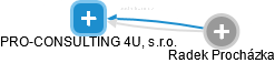 PRO-CONSULTING 4U, s.r.o. - náhled vizuálního zobrazení vztahů obchodního rejstříku
