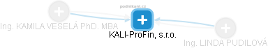 KALI-ProFin, s.r.o. - náhled vizuálního zobrazení vztahů obchodního rejstříku