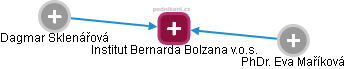 Institut Bernarda Bolzana v.o.s. - náhled vizuálního zobrazení vztahů obchodního rejstříku