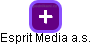 Esprit Media a.s. - náhled vizuálního zobrazení vztahů obchodního rejstříku