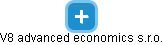 V8 advanced economics s.r.o. - náhled vizuálního zobrazení vztahů obchodního rejstříku