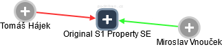 Original S1 Property SE - náhled vizuálního zobrazení vztahů obchodního rejstříku