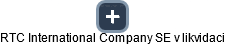 RTC International Company SE v likvidaci - náhled vizuálního zobrazení vztahů obchodního rejstříku