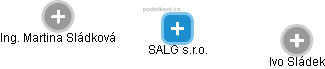 SALG s.r.o. - náhled vizuálního zobrazení vztahů obchodního rejstříku