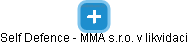 Self Defence - MMA s.r.o. v likvidaci - náhled vizuálního zobrazení vztahů obchodního rejstříku