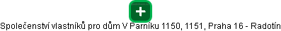 Společenství vlastníků pro dům V Parníku 1150, 1151, Praha 16 - Radotín - náhled vizuálního zobrazení vztahů obchodního rejstříku