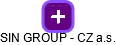 SIN GROUP - CZ a.s. - náhled vizuálního zobrazení vztahů obchodního rejstříku