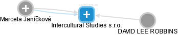 Intercultural Studies s.r.o. - náhled vizuálního zobrazení vztahů obchodního rejstříku
