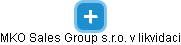 MKO Sales Group s.r.o. v likvidaci - náhled vizuálního zobrazení vztahů obchodního rejstříku
