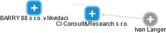 CI Consult&Research s.r.o. - náhled vizuálního zobrazení vztahů obchodního rejstříku