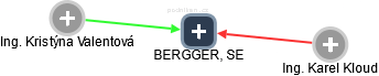 BERGGER, SE - náhled vizuálního zobrazení vztahů obchodního rejstříku