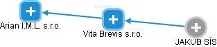Vita Brevis s.r.o. - náhled vizuálního zobrazení vztahů obchodního rejstříku