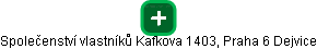 Společenství vlastníků Kafkova 1403, Praha 6 Dejvice - náhled vizuálního zobrazení vztahů obchodního rejstříku