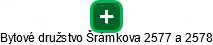 Bytové družstvo Šrámkova 2577 a 2578 - náhled vizuálního zobrazení vztahů obchodního rejstříku