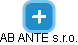 AB ANTE s.r.o. - náhled vizuálního zobrazení vztahů obchodního rejstříku