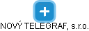 NOVÝ TELEGRAF, s.r.o. - náhled vizuálního zobrazení vztahů obchodního rejstříku