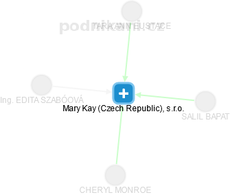 Mary Kay (Czech Republic), s.r.o. - náhled vizuálního zobrazení vztahů obchodního rejstříku
