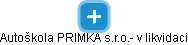 Autoškola PRIMKA s.r.o.- v likvidaci - náhled vizuálního zobrazení vztahů obchodního rejstříku