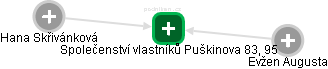 Společenství vlastníků Puškinova 83, 95 - náhled vizuálního zobrazení vztahů obchodního rejstříku