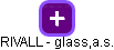 RIVALL - glass,a.s. - náhled vizuálního zobrazení vztahů obchodního rejstříku