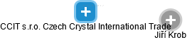 CCIT s.r.o. Czech Crystal International Trade - náhled vizuálního zobrazení vztahů obchodního rejstříku
