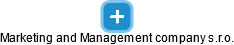 Marketing and Management company s.r.o. - náhled vizuálního zobrazení vztahů obchodního rejstříku