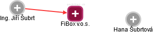 FiBox v.o.s. - náhled vizuálního zobrazení vztahů obchodního rejstříku