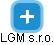 LGM s.r.o. - náhled vizuálního zobrazení vztahů obchodního rejstříku
