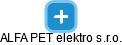 ALFA PET elektro s.r.o. - náhled vizuálního zobrazení vztahů obchodního rejstříku