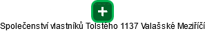 Společenství vlastníků Tolstého 1137 Valašské Meziříčí - náhled vizuálního zobrazení vztahů obchodního rejstříku