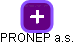 PRONEP a.s. - náhled vizuálního zobrazení vztahů obchodního rejstříku