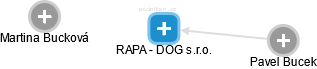 RAPA - DOG s.r.o. - náhled vizuálního zobrazení vztahů obchodního rejstříku