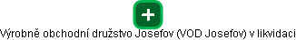 Výrobně obchodní družstvo Josefov (VOD Josefov) v likvidaci - náhled vizuálního zobrazení vztahů obchodního rejstříku