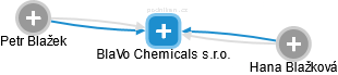 BlaVo Chemicals s.r.o. - náhled vizuálního zobrazení vztahů obchodního rejstříku