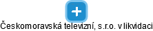 Českomoravská televizní, s.r.o. v likvidaci - náhled vizuálního zobrazení vztahů obchodního rejstříku